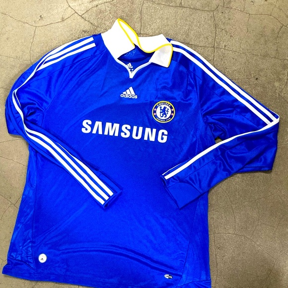Chelsea FC Jersey / Kit Adidas Samsung Soccer Shirt - Picture 1 of 10